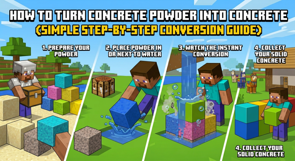 How to Turn Concrete Powder into Concrete